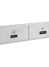 TrailFX Top Mount 2 Door Dia Tread Bright Pol 16 Gauge Alum 90x13.25x17                                     - 170901 - Image 2